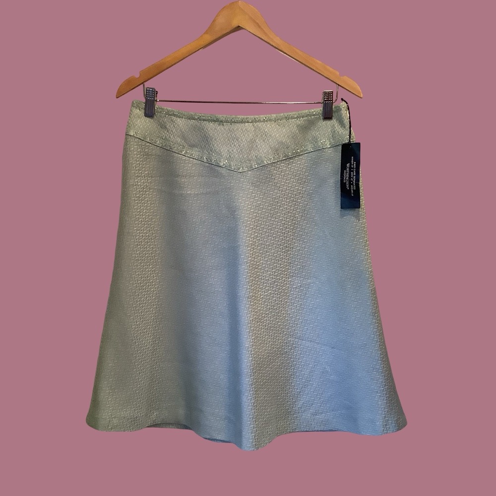 Worthington Mint Green Winter Skirt Sz 12 (Runs Small) New